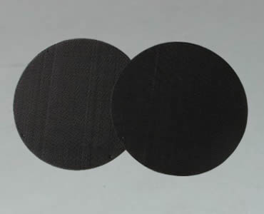 Two filter packs made of black wire cloth with welded spot edge.